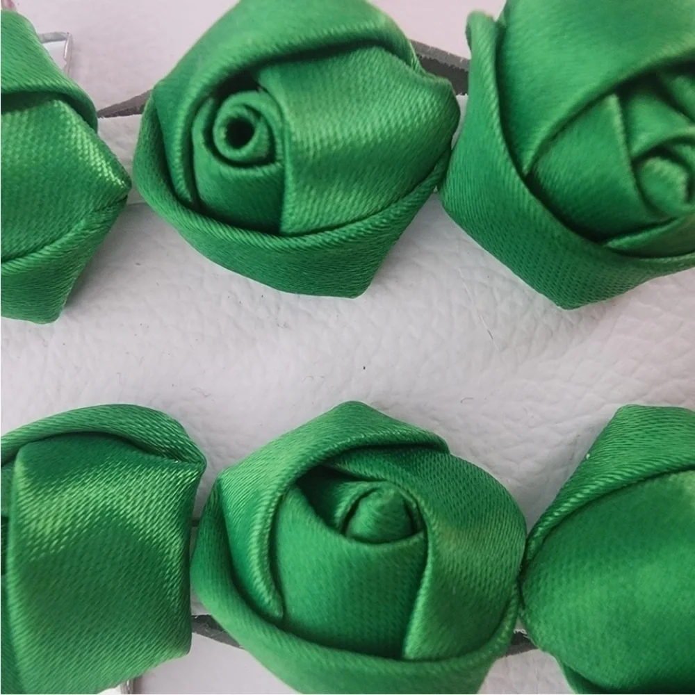 Free People Green Rosemary's Rose Set Of 6 Clips NWT